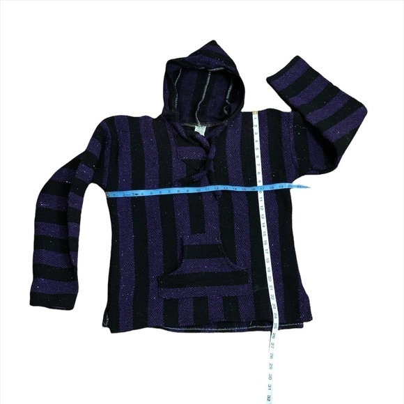 CONFECCIONES ARTILANA Baja Pullover Women's Size Small Purple Authentic Mexican - Picture 4 of 7